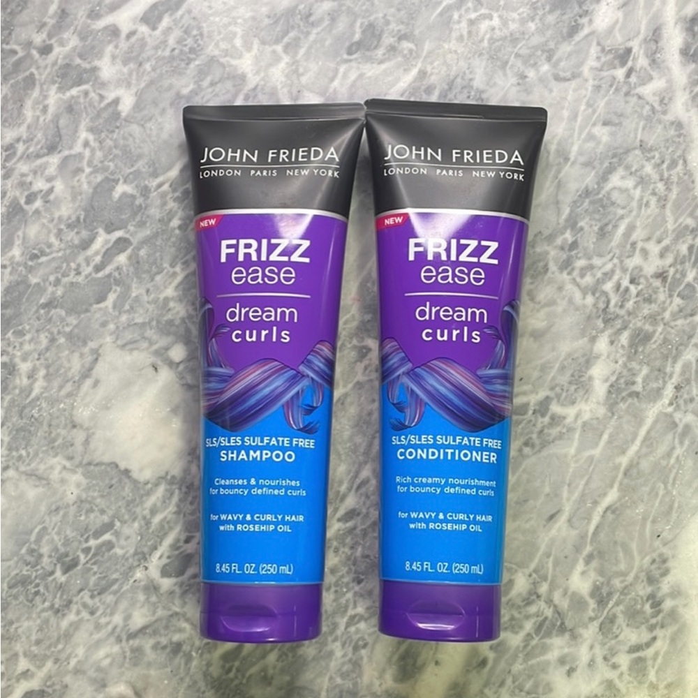 New John Frieda Frizz Ease Dream Curls Shampoo Conditioner Set